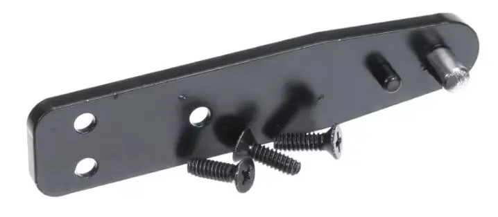 True 966465 OEM Merchandiser Replacement Black Hinge Kit