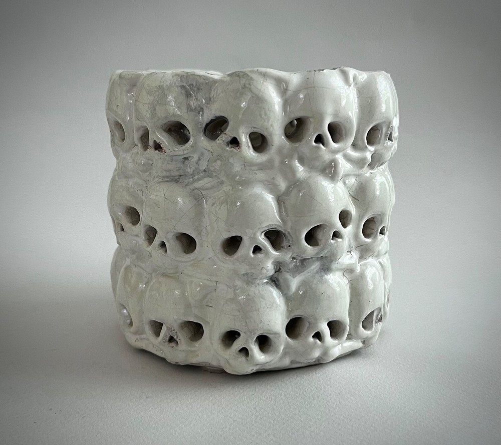 Skeletons Studio Pottery Vase