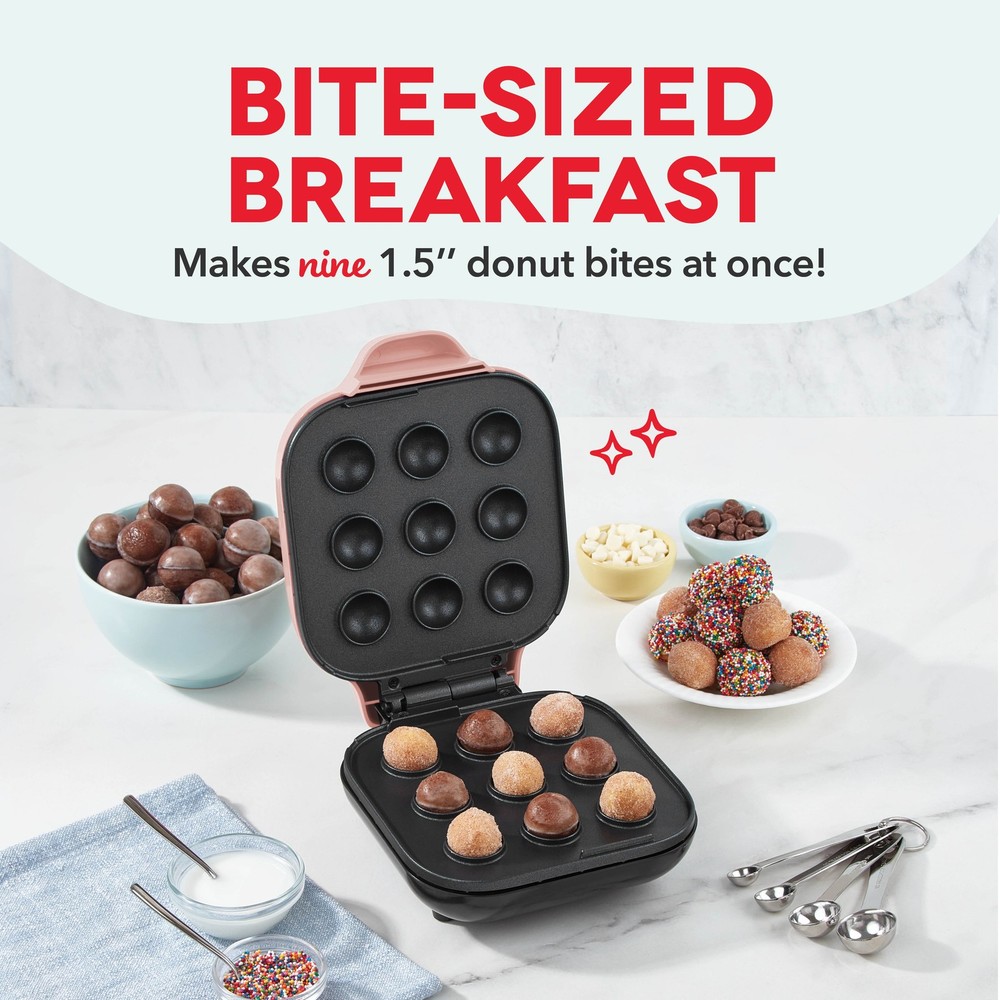 Donut Bite Maker 9 Donut Bites Rose