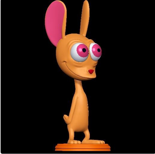 UNPAINTED Ren Only 3d Printed Model