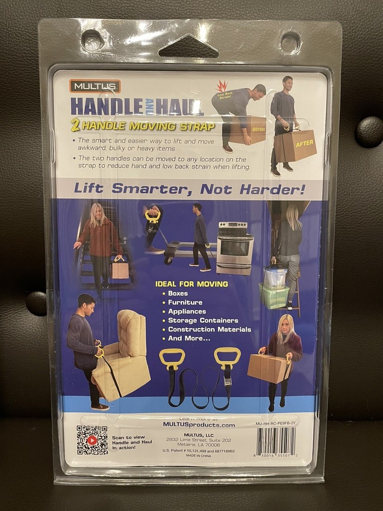 2PACK - MULTUS Handle and Haul 2 Handle Moving Strap