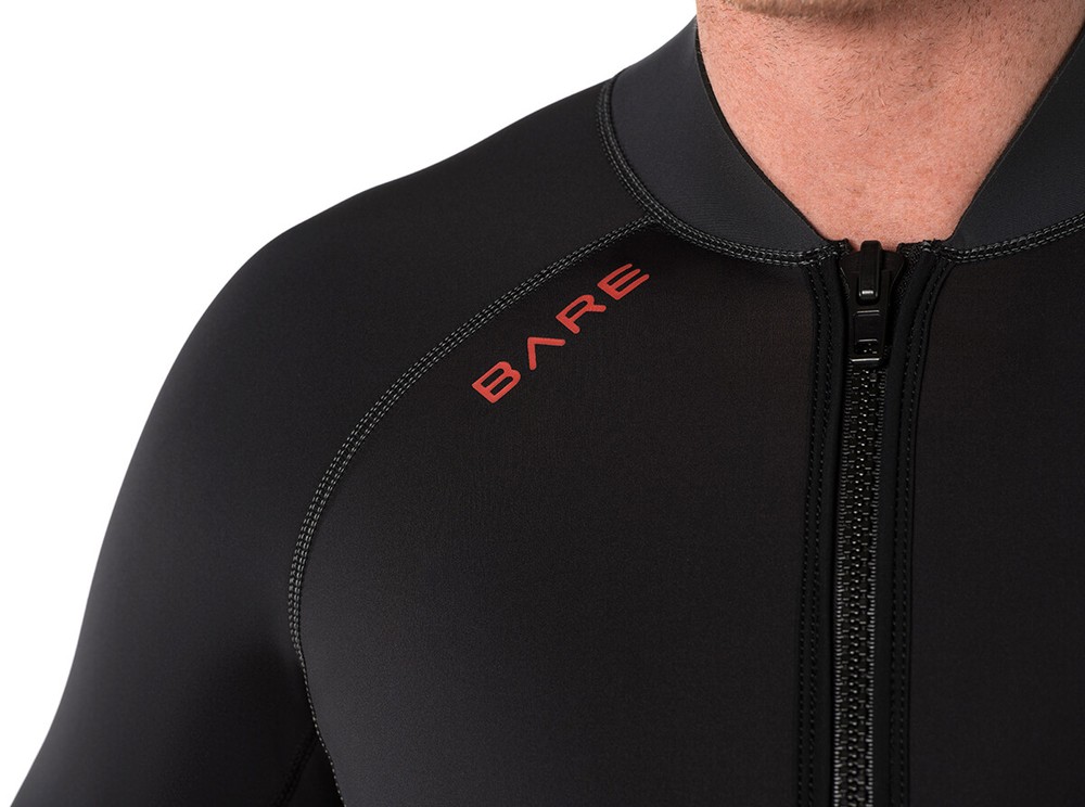 Bare Mens Exowear Front Zip Wetsuit Jacket - Closeout!