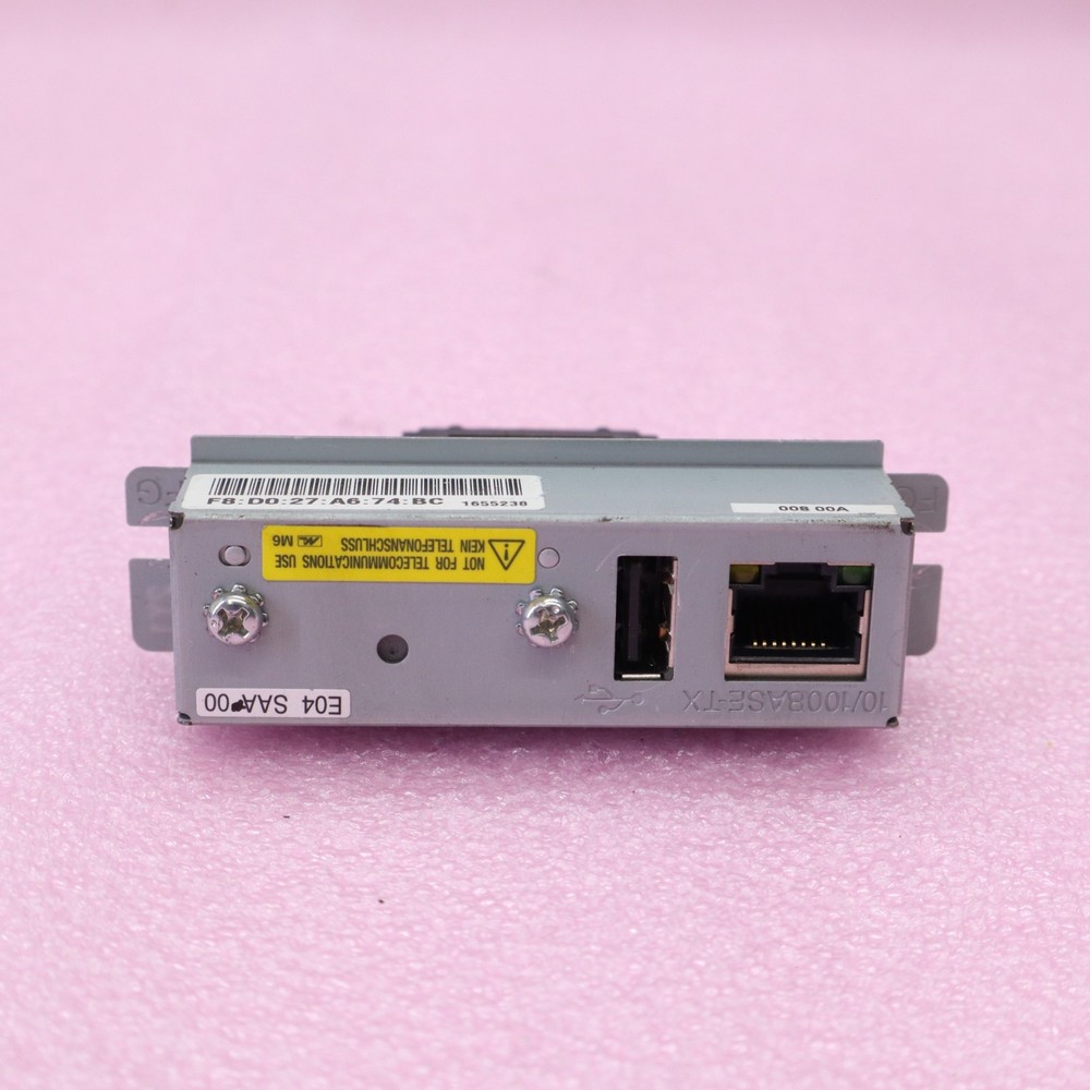 Epson UB-E04 Ethernet Interface Card POS Printer Network Adapter RJ-45 M329A T5