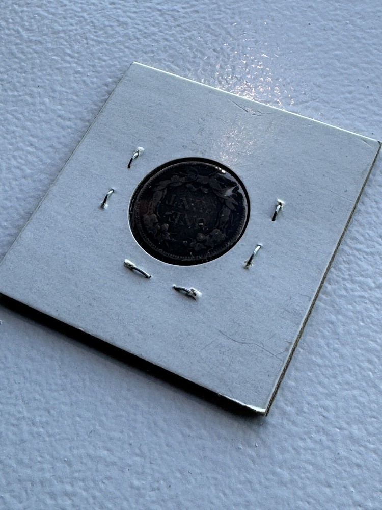 1858 VF FLYING Eagle Cent, LL Large Letters,