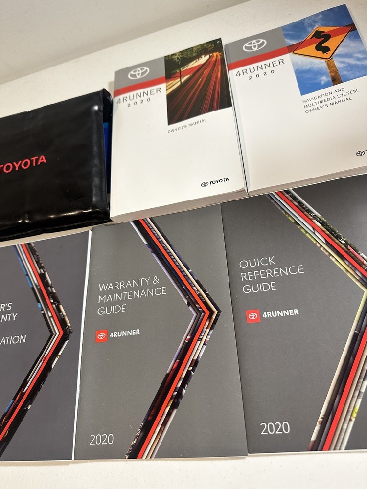 2020 Toyota 4Runner Owner's Manual Set