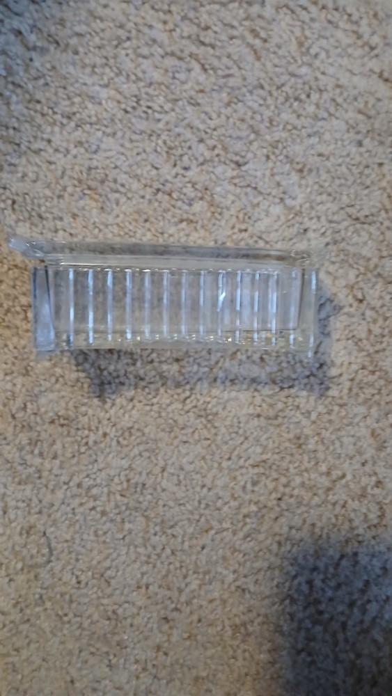 HERSHEY'S MILK CHOCOLATE- CANDY DISH- GLASS WITH LID- ETCHED-FOOTED