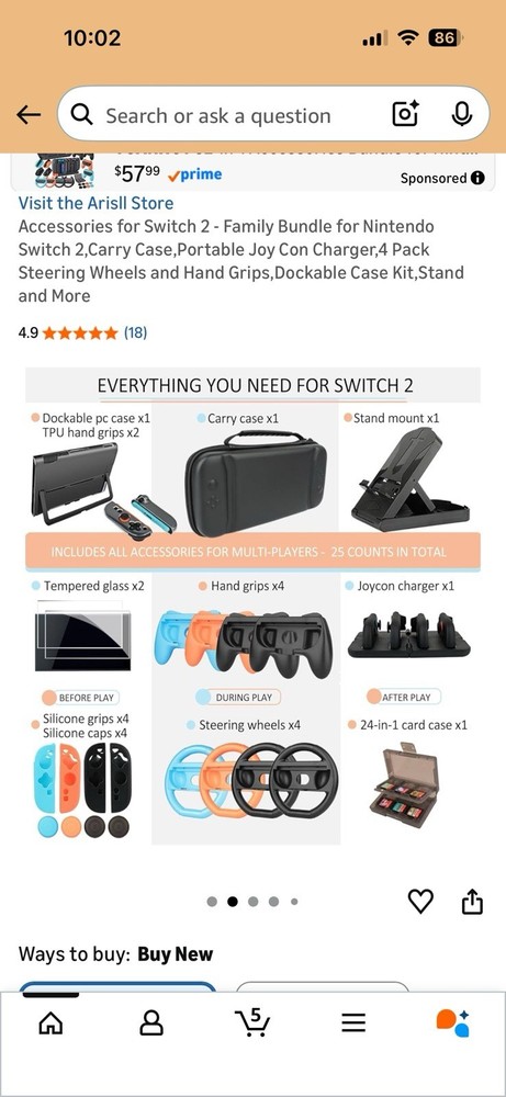 Nintendo Switch Accessory Bundle