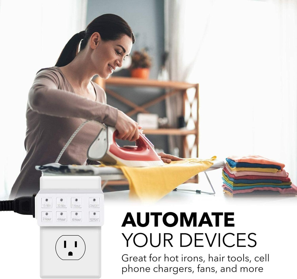 BN- LINK Smart digital countdown timer with repeat function for Charger Security