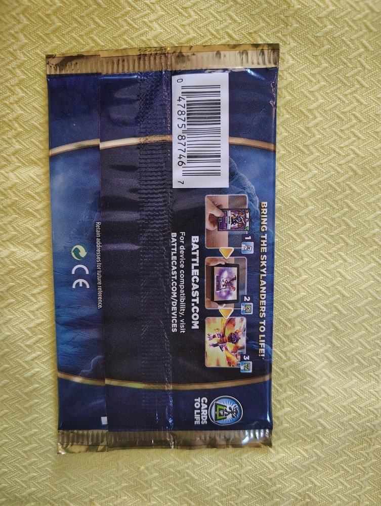 Unopened Skylanders Battlecast Loose Booster Pack