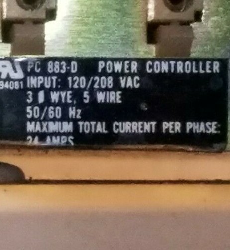 Pulizzi Power Controller 3 Phase 120/208 Y-split Rack Mount