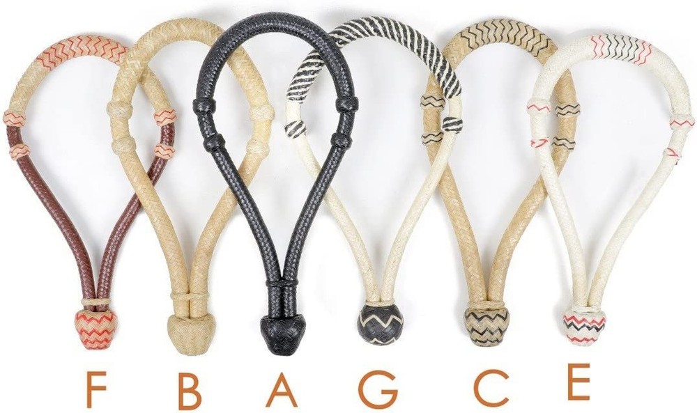 SIE 5/8" Rawhide Core Bosals G Black & White