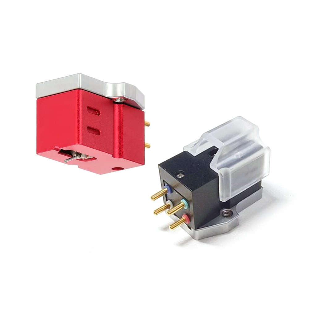Moving Coil MC Cartridge 0.55 mv Elliptical Diamond Needle Solid Wood
