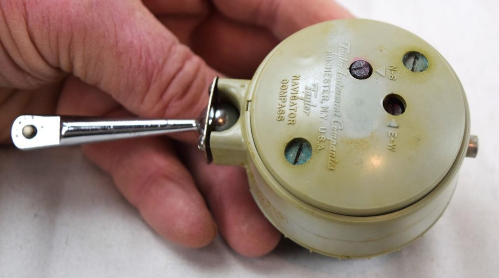 Taylor Navigator Compass Self-Illuminated 2957 w/Box & Instructions