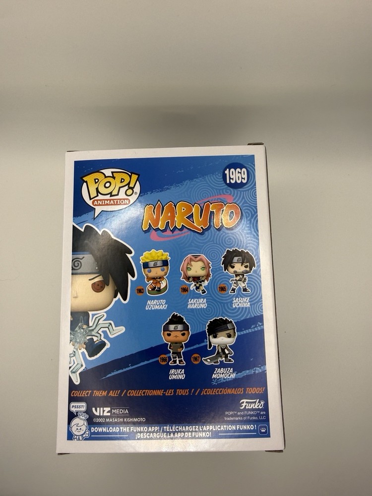 Funko Pop! Naruto: Sasuke Uchiha GITD 1969 EE Exclusive with Protector