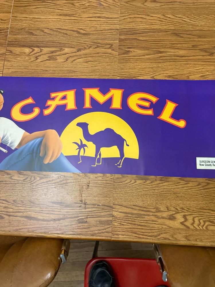 1997 Camel Cigarette Large Plastic Advertising Poster