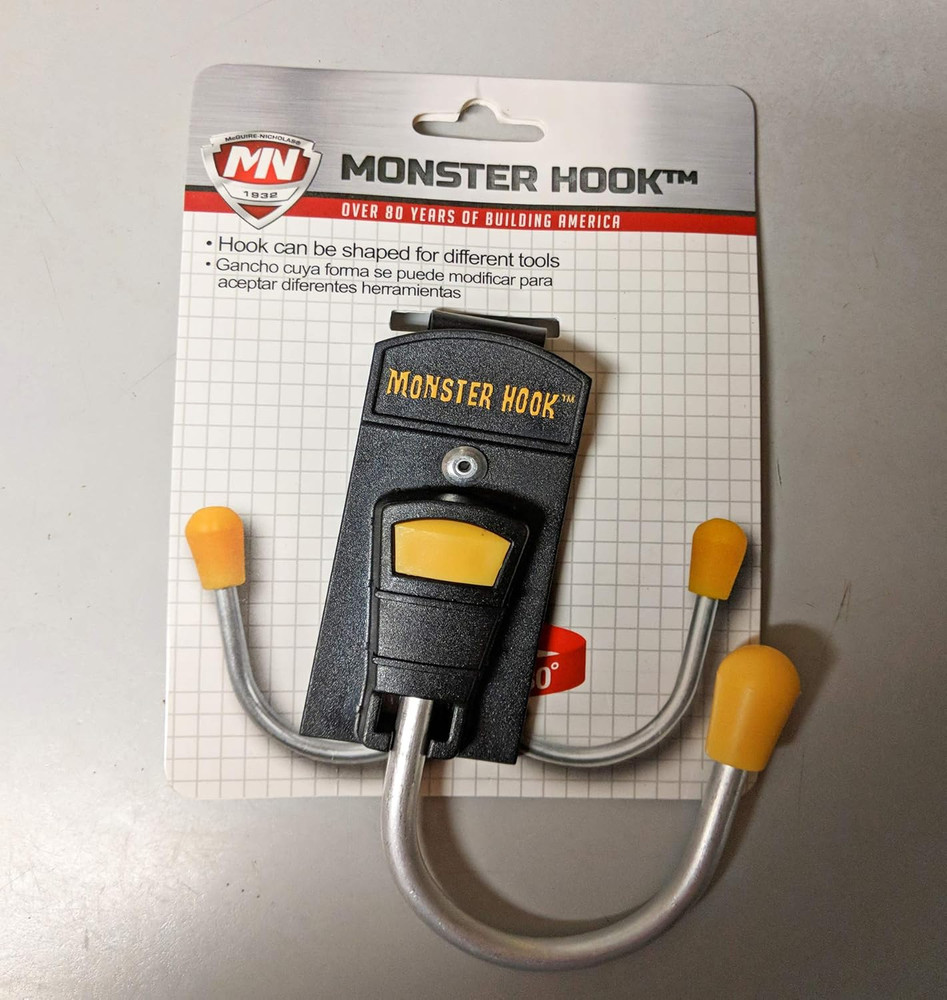 93333 Single Monster Hook, Yellow, Black