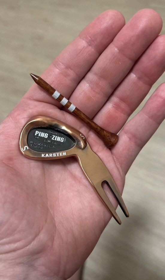 Ping Zing Copper Golf Wedge Divot Repair Tool