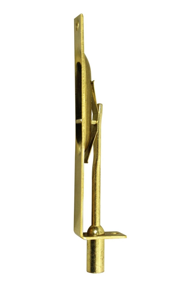 Vintage Polished Brass Flush Mounted Door Bolt