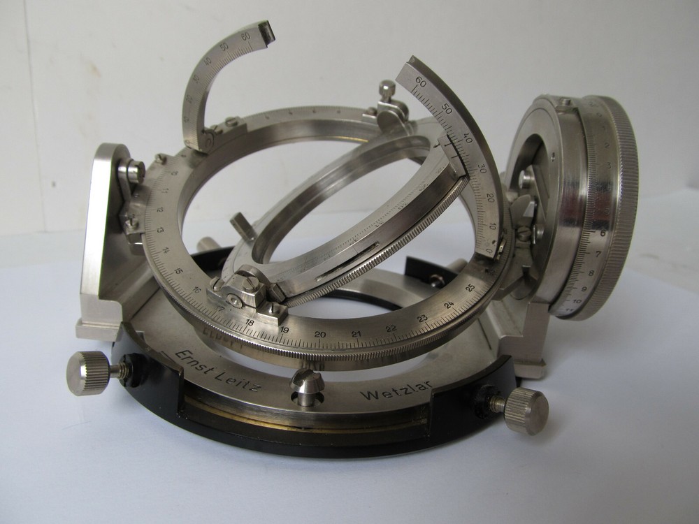 Ernst Leitz Wetzlar Universal Stage UT-4 for Polarizing Microscope ****