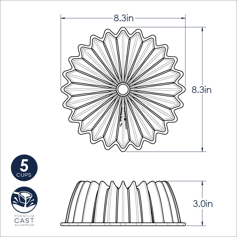 Nordic Ware 5 Cup Brilliance Bundt® Pan
