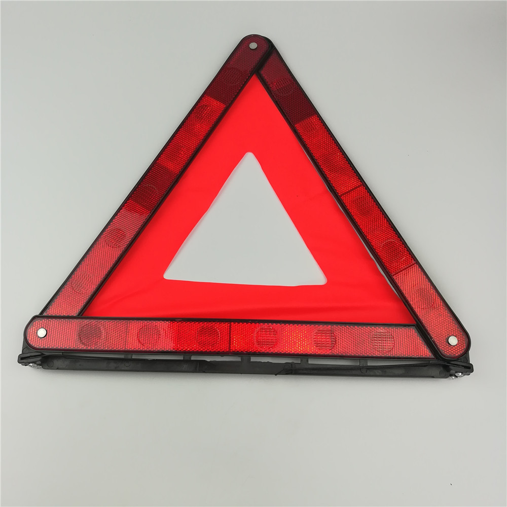 Reflective Triangle Warning Sign Car Hazard Road Emergency Breakdown Board Red