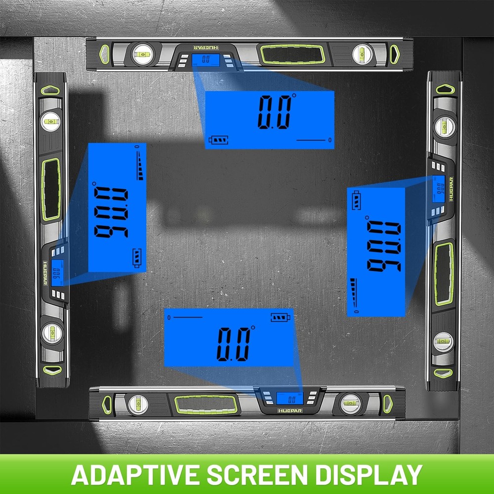 Huepar 48-Inch Digital Level, Professional Smart Precision 48 Inch Level