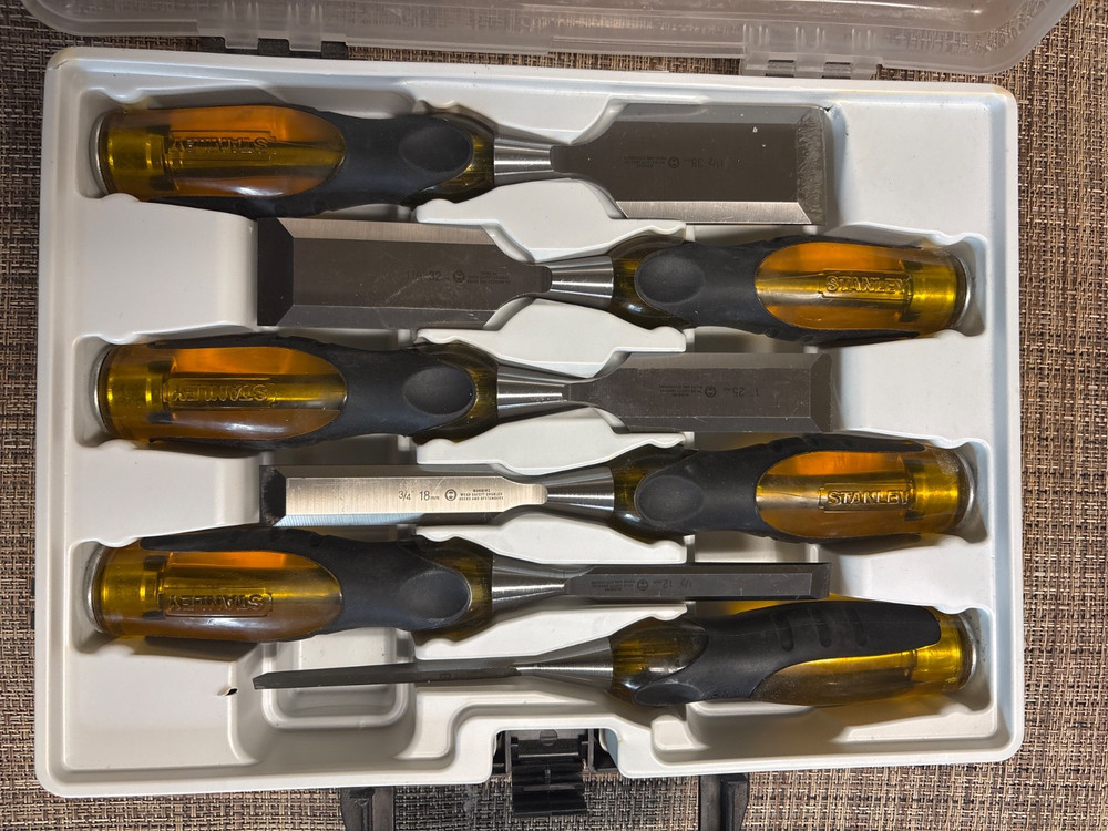 Stanley 16-971 Stanley FatMax Short Blade Chisel Set - 6 Pc.