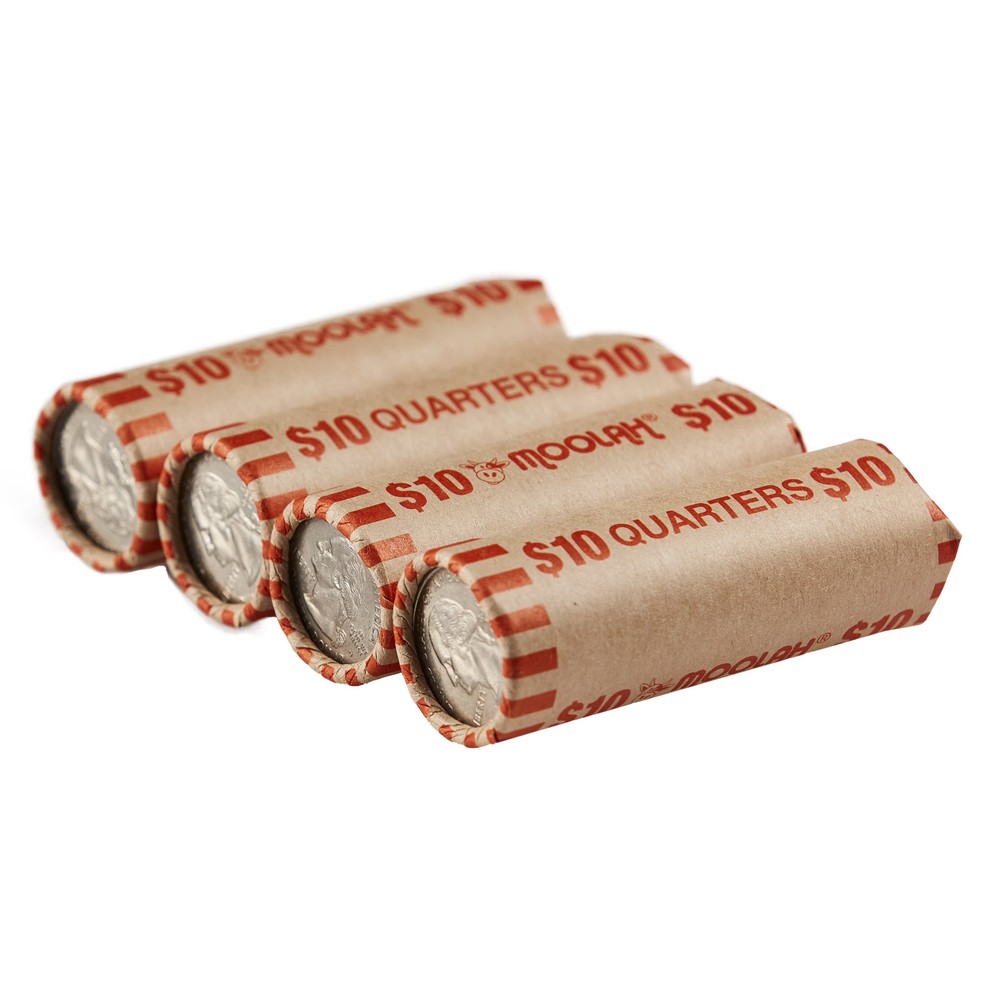 Paper Coin Wrappers Assorted 36 Count