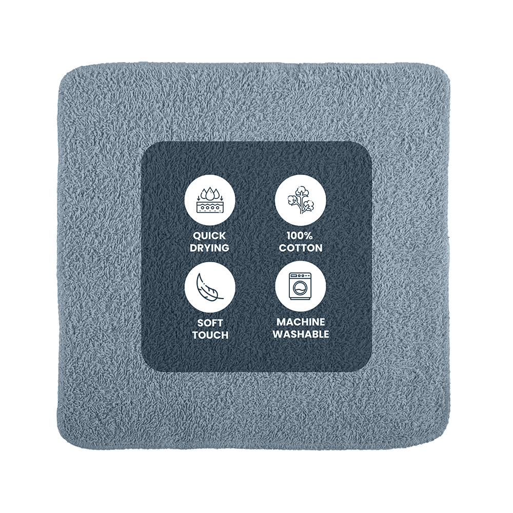 Mainstays 18-Pack Washcloth Bundle, Grey Multi