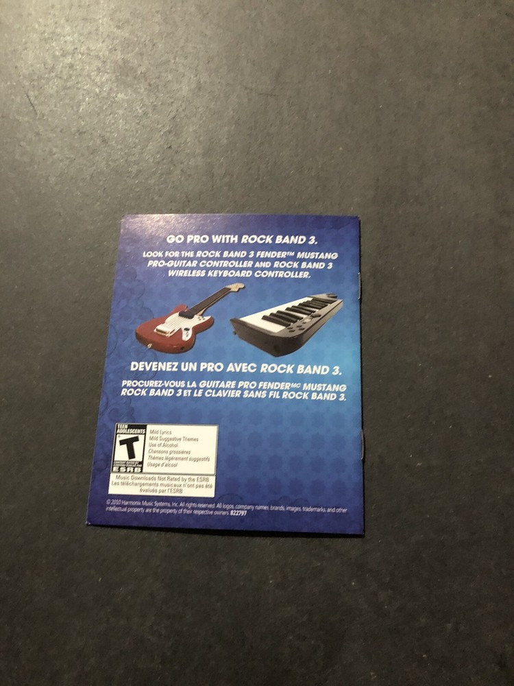 rock band 3 ps3 Insert