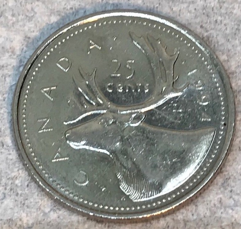 1994 25 Cents Canada