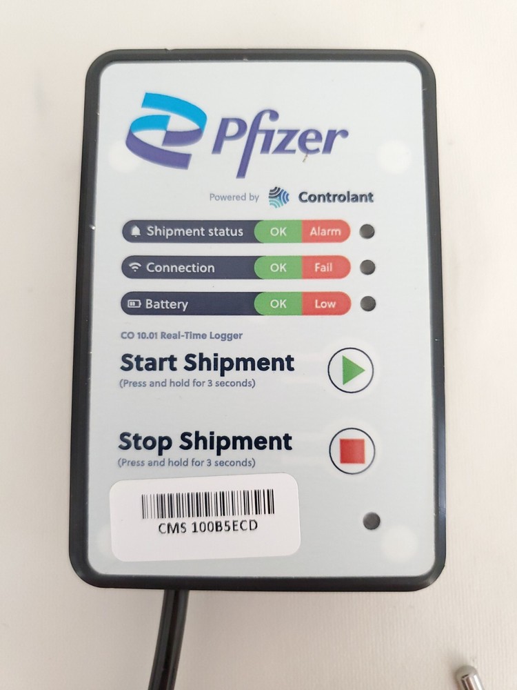 Pfizer Real-Time Logger CO10.01 CMS 100B5ECD