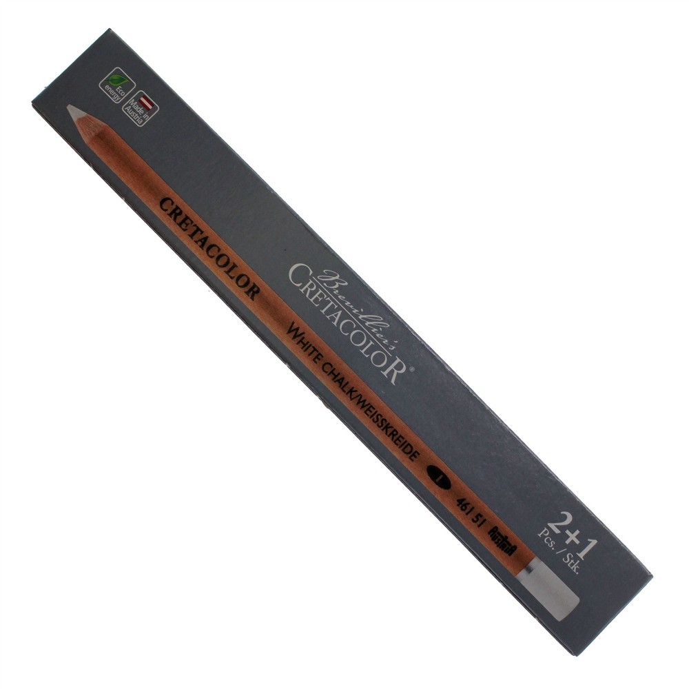 Cretacolor White Chalk Pencil Soft 3