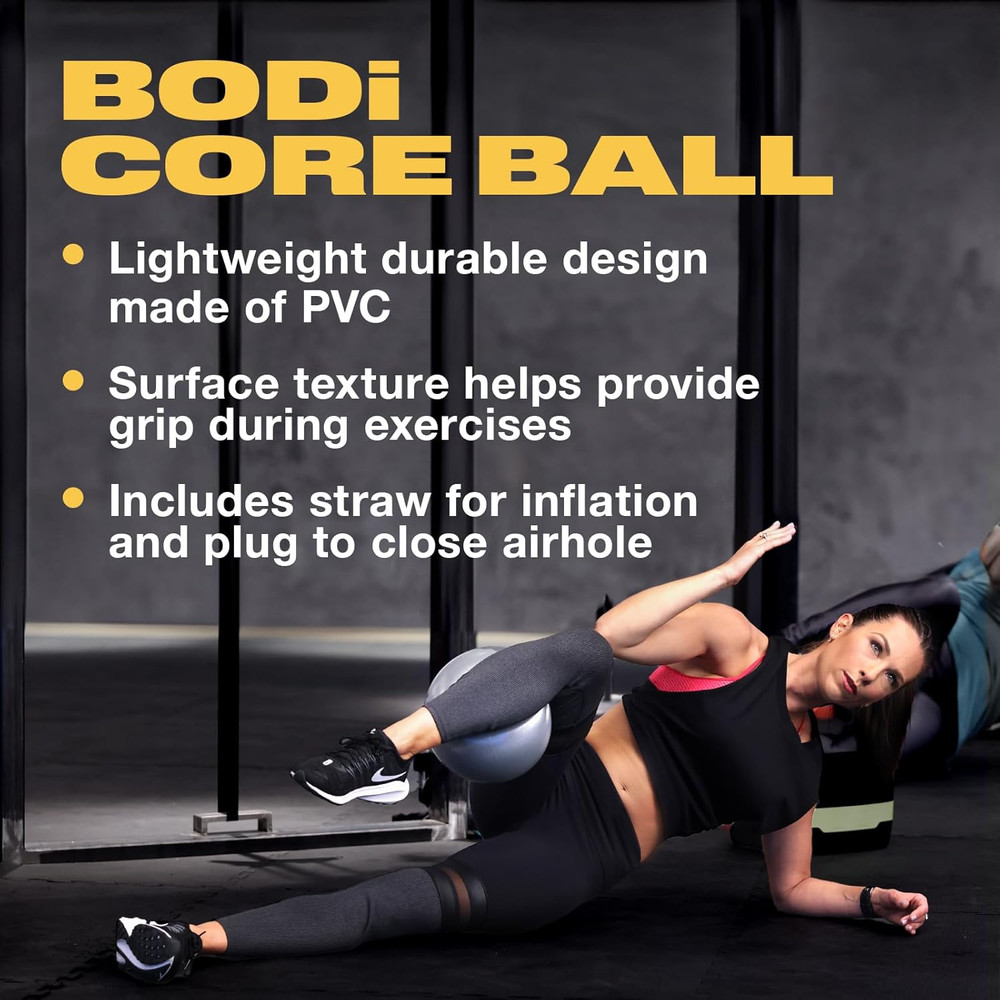 Core Ball for Core Strengthening, 8" Small Exercise Ball, Lightweight, Durable,
