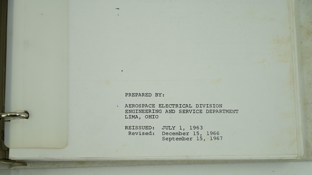 Capital Cargo Int Airlines Training Manual A.C. Electrical System for Boeing 727