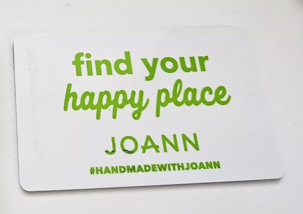 Joann Fabrics Merchandise credit Gift Card $40 on it