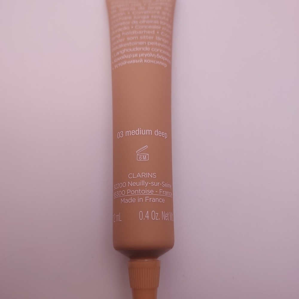 Clarins Everlasting Concealer .4oz Full Size 03 MEDIUM DEEP