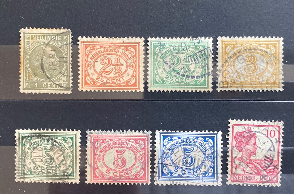 Netherlands Indies Various Issue 8 Value Used FM336