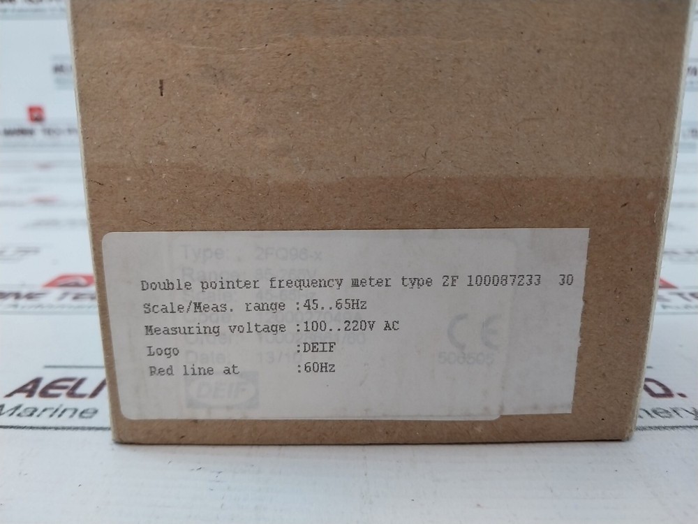 Deif 2FQ96-X Double Pointer Frequency Meter 45-65hz