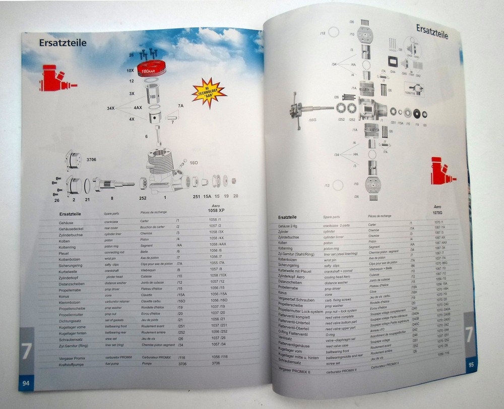 100 PAGE WEBRA ENGINE CATALOG FROM AROUND 2010