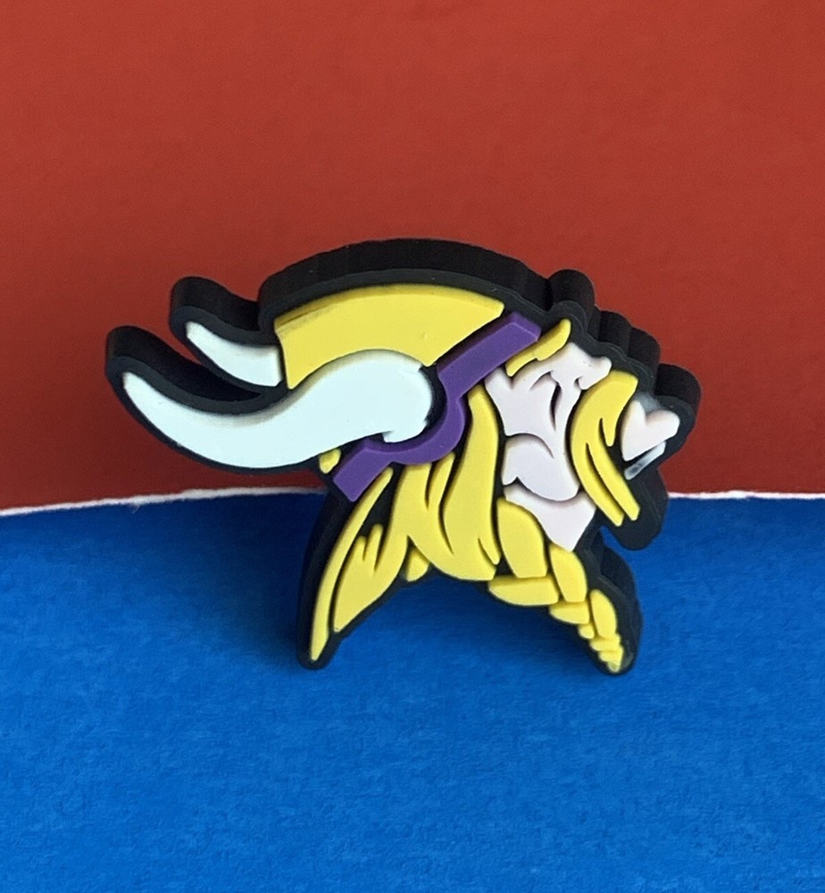 Minnesota Vikings, Shoe Charm For Crocs.