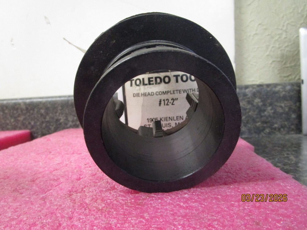 NEW Toledo Tools Die Head Complete with Dies #12 - 2"