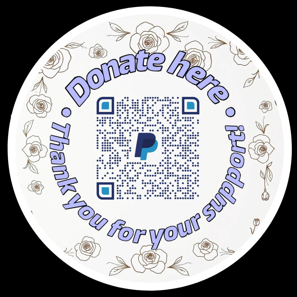 3'' Rose Walker Foundation Paypal QR Code Pin (Round)