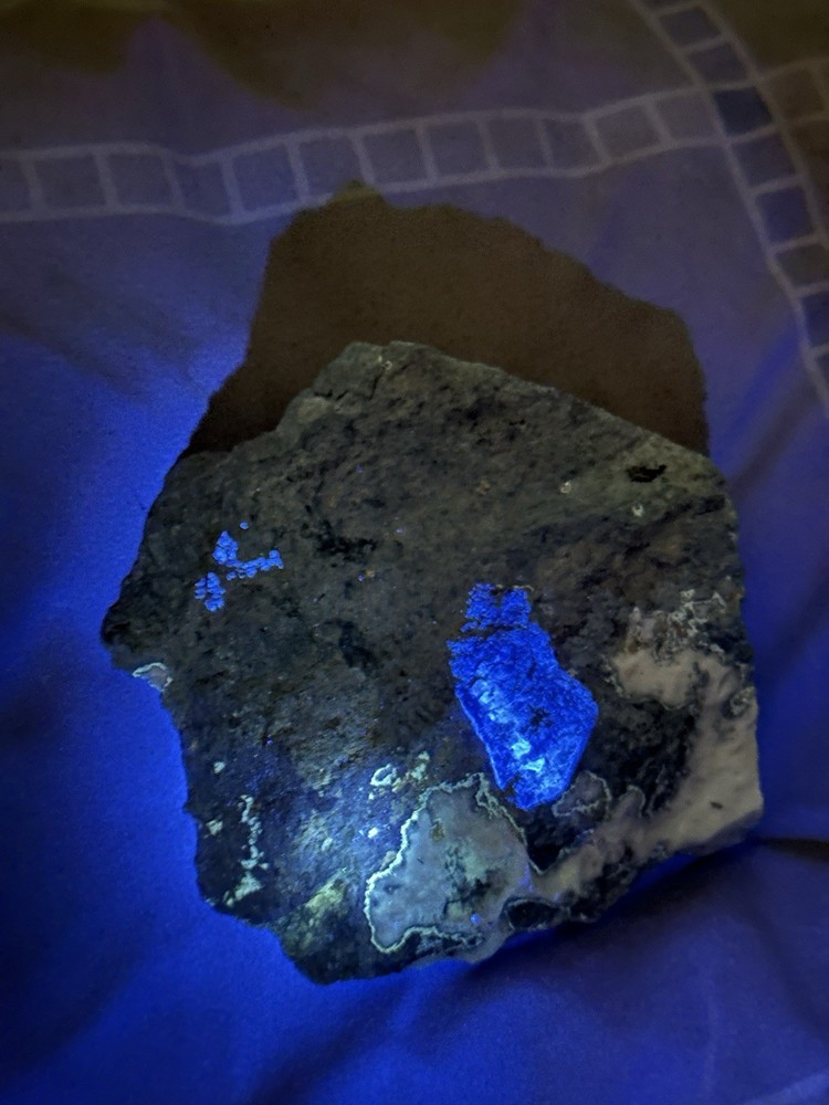 Rare Benitoite Cabinet Size Specimen