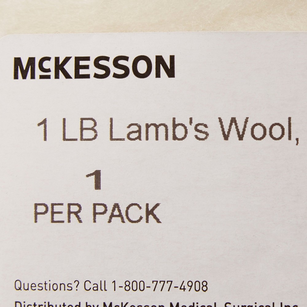 McKesson Off White Lamb's Wool Padding 1 lb. 48129