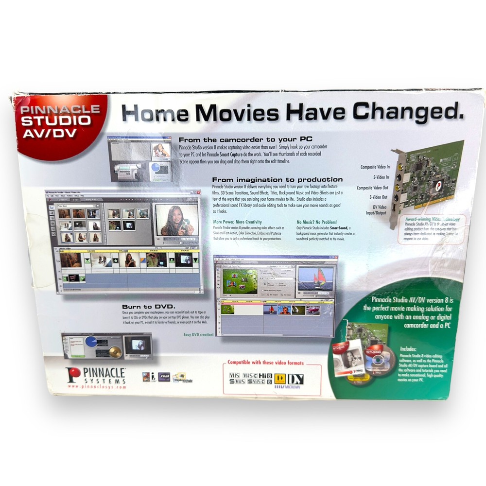 Pinnacle Studio AV/DV Professional Movie Making System