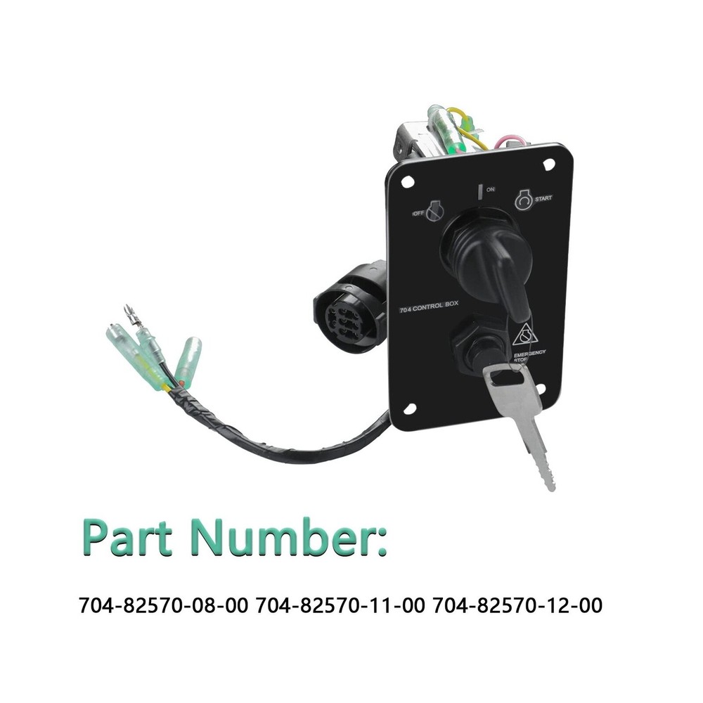 Main Switch Panel Single Engine Key Switch Panel Assembly On-Off-Start Contro...