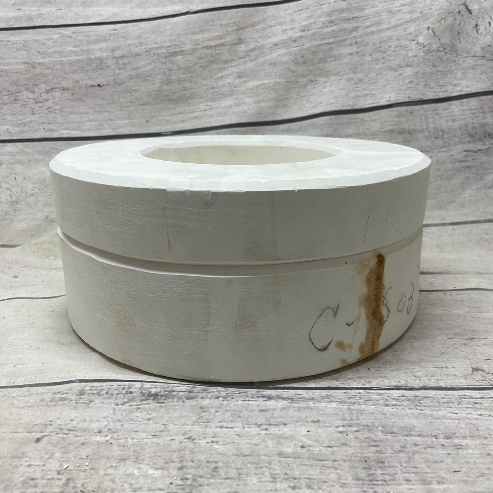 Vintage Unbranded Ceramic Casting Mold Oval Base