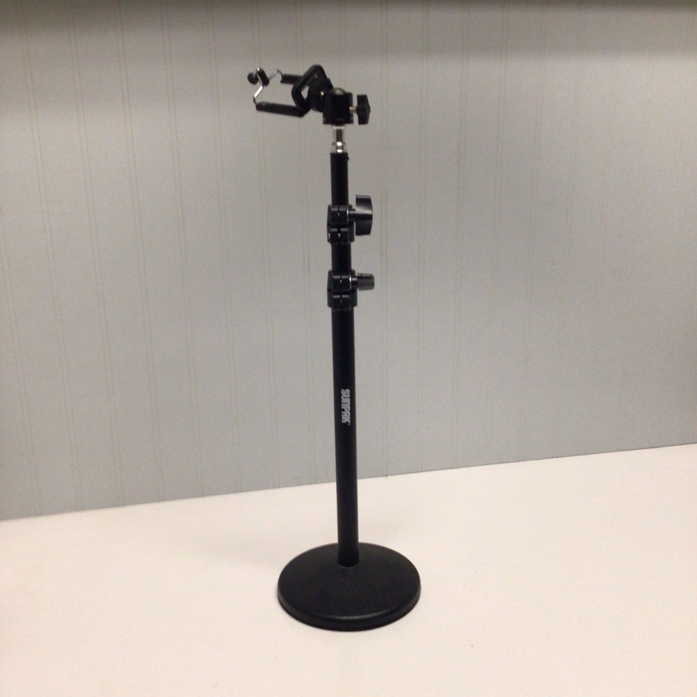 Sunpak Telescoping stand for camera or phone or flash strobe light whatever.