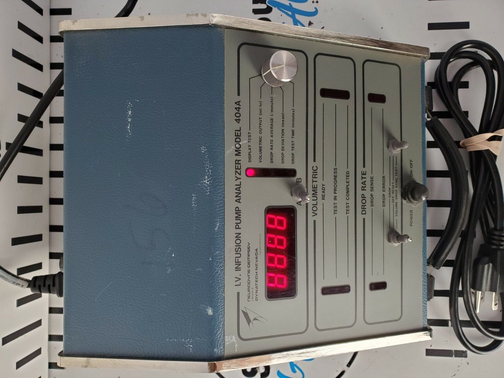 DYNATECH NEVADA I.V. INFUSION PUMP ANALYZER MODEL 404A